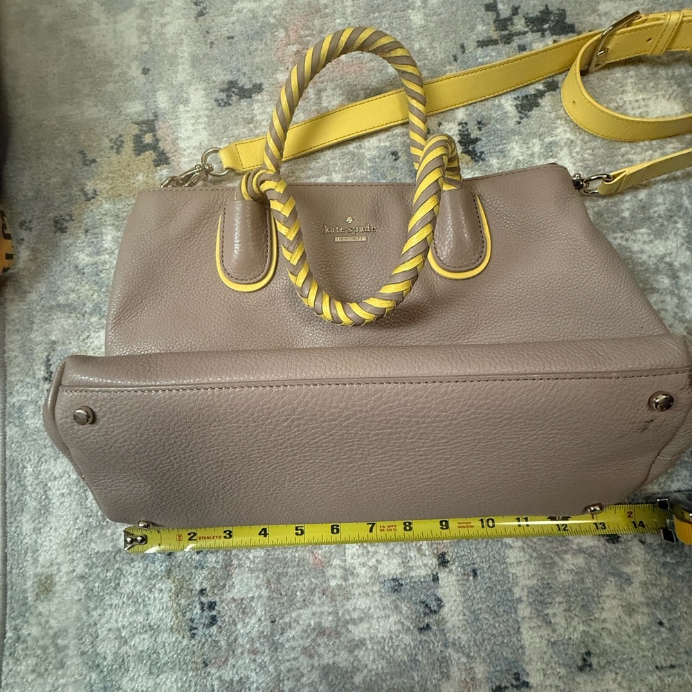 Kate Spade Taupe and Yellow Women's Bag - Picture 11 of 13